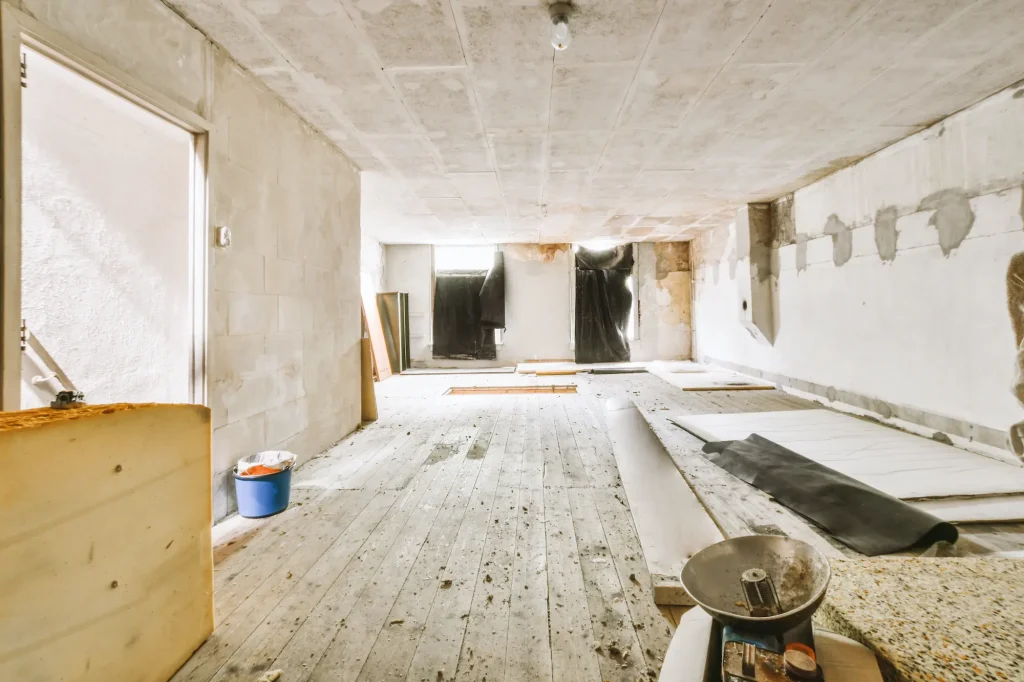 a home being renovated